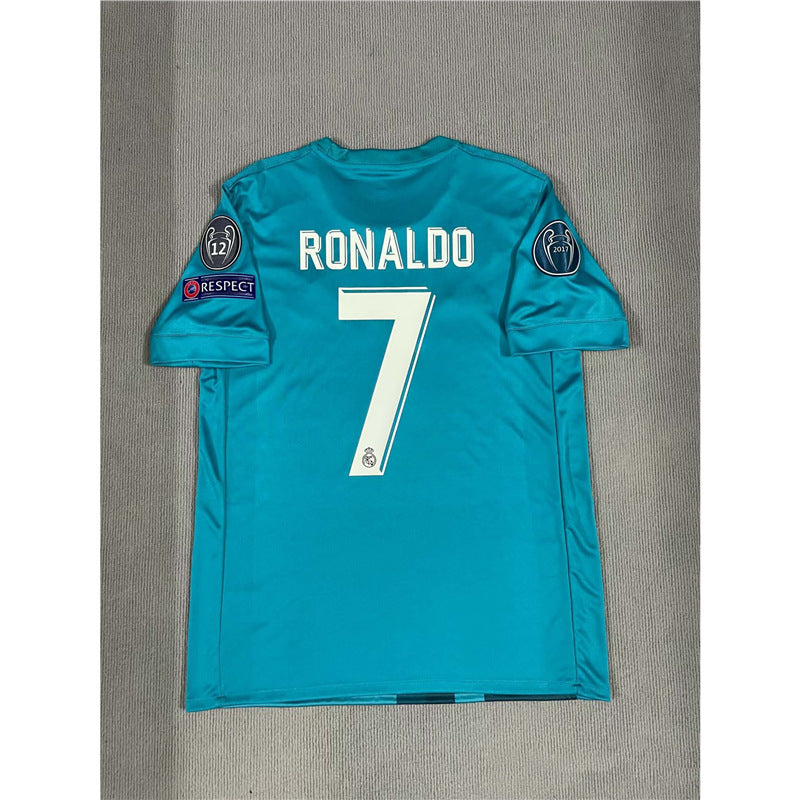 Vintage Retro Soccer Jerseys - Premium Cotton-Modal Blend Classic Football Kits, Ronaldo, Kaká, Beckham Legendary Player Editions (S-XXL)