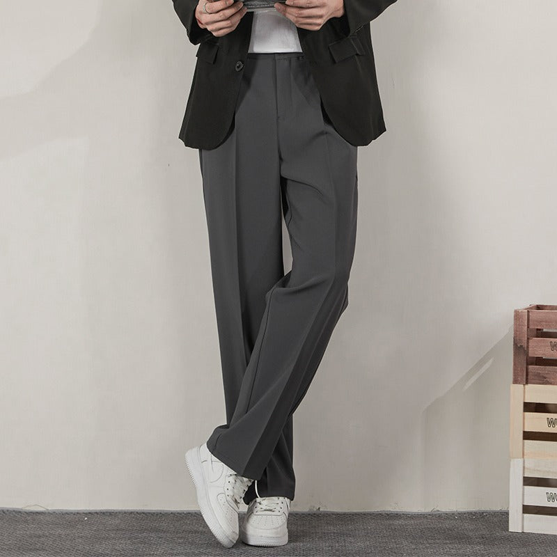 Men's Straight Leg Casual Trousers