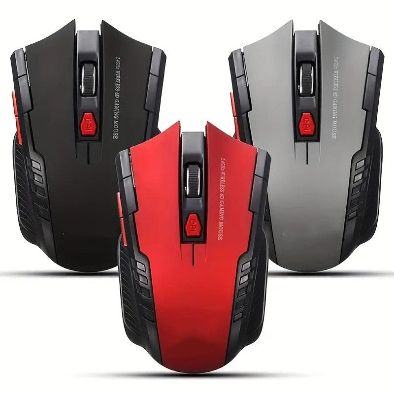 Ergonomic Wireless Optical Mouse – Precise 1600 DPI for Laptop, PC, and USB Devices