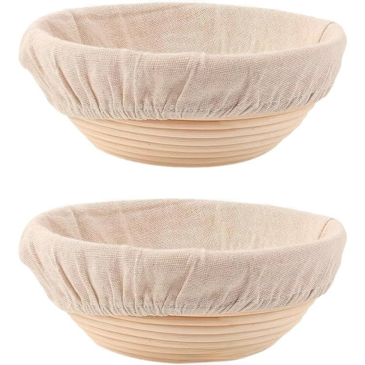 Rattan Bread Fermentation Basket Baking Tools Set