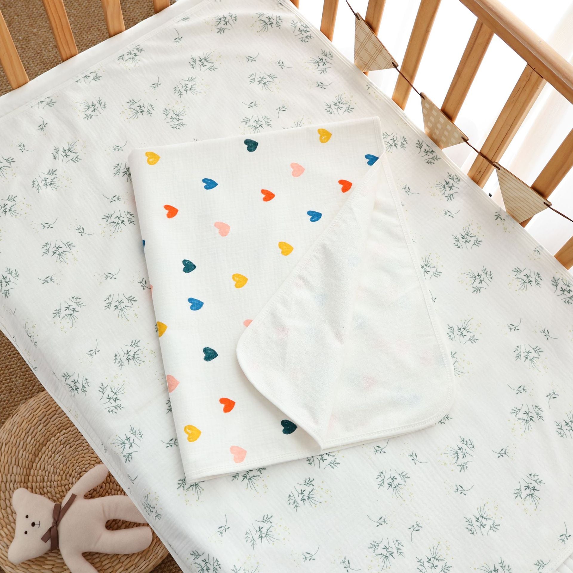 Cotton Baby Waterproof Bed Pad