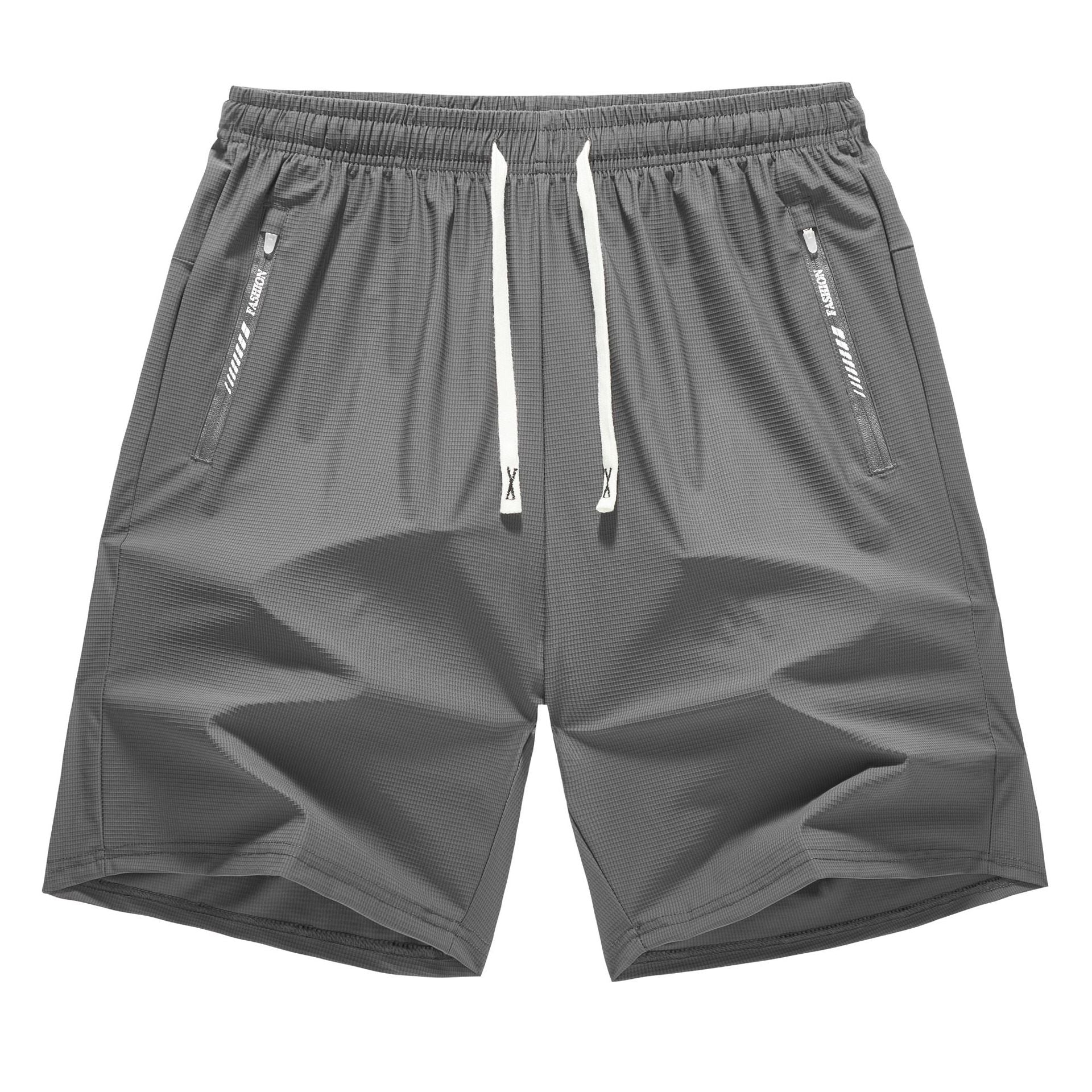 Mens Quick Dry Elastic Waist Sport Shorts