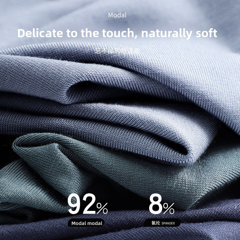 Modal Men's Boxer Shorts Breathable Antibacterial