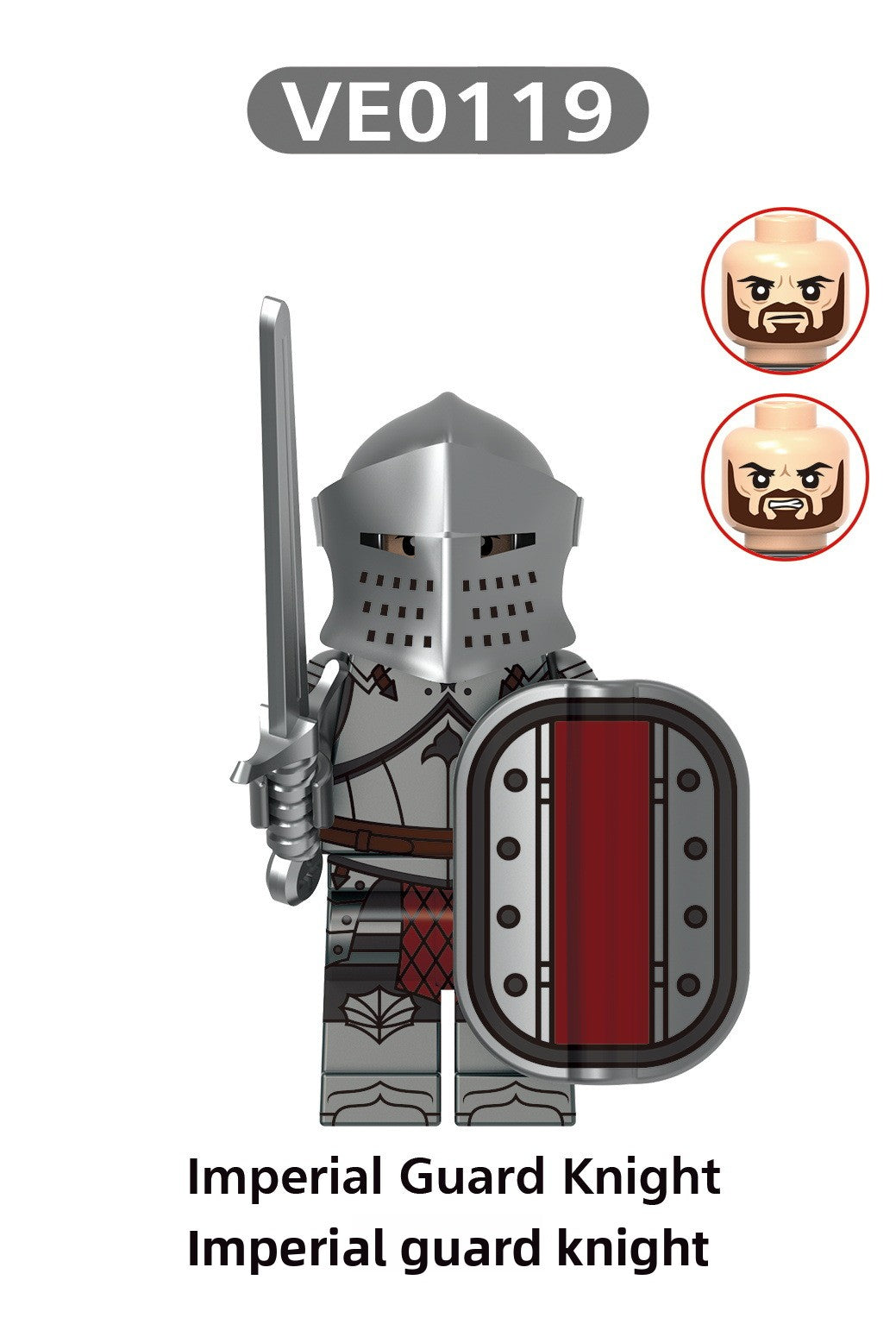 Medieval Knights and Imperial Guards Custom Collectible Minifigure