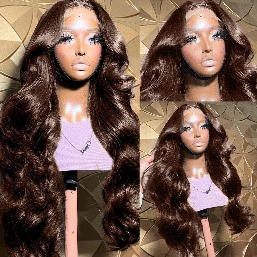 Aero Glam HD Lace Front Long Curly Wig | Heat-Resistant Natural Wave Body Unit