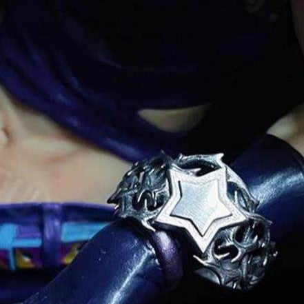 Joseph Joestar Purple Hermit Thorn Adjustable Ring