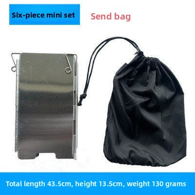 Foldable Aluminum Alloy Stove Windscreen