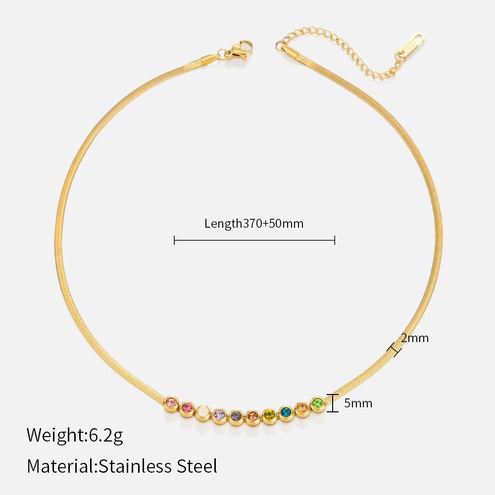 Stainless steel pendant necklace for women