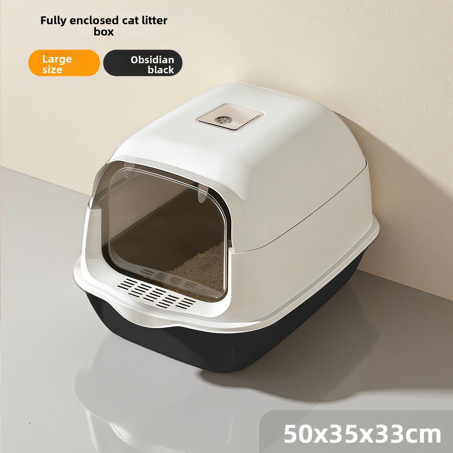 Enclosed Smart cat Litter Box- UV Sterilization & Odor Control