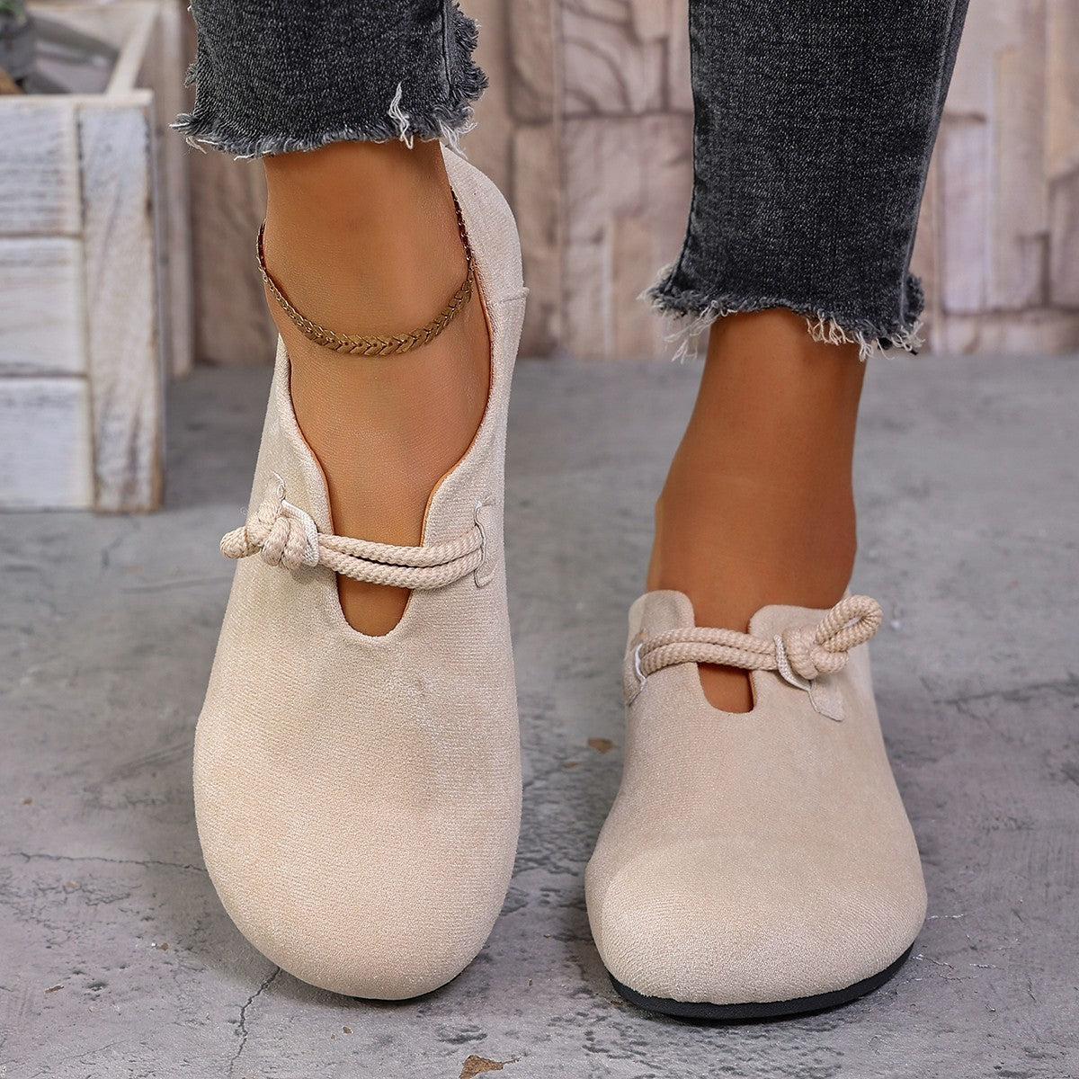 Womens Slip-On Flat Shoes