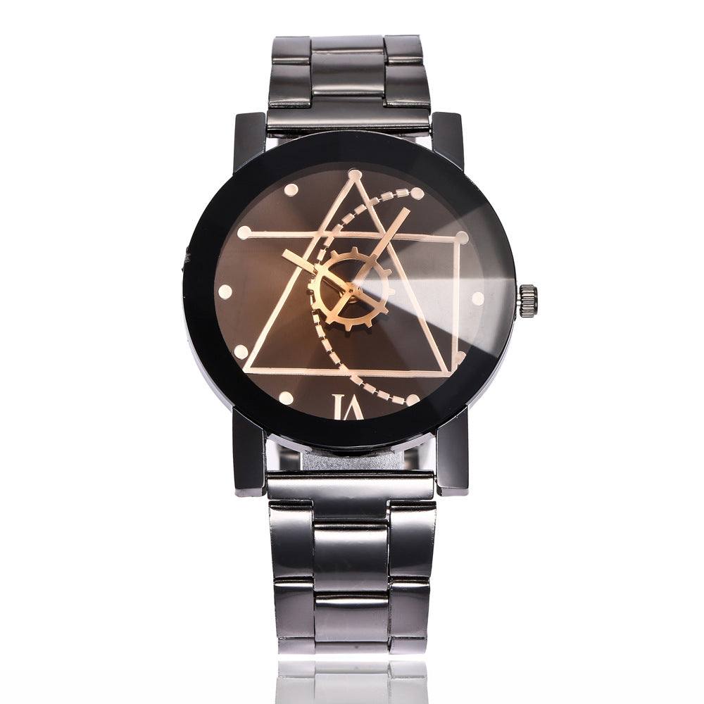 Compass Gear Pointer Quartz Watch