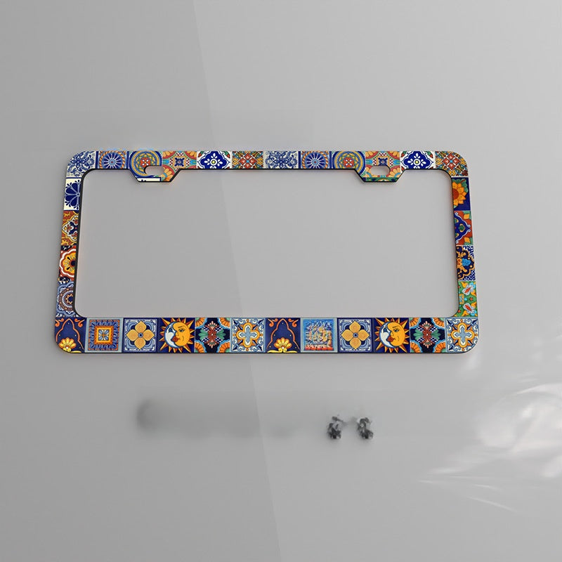 US Standard License Plate Frame with UV Coating