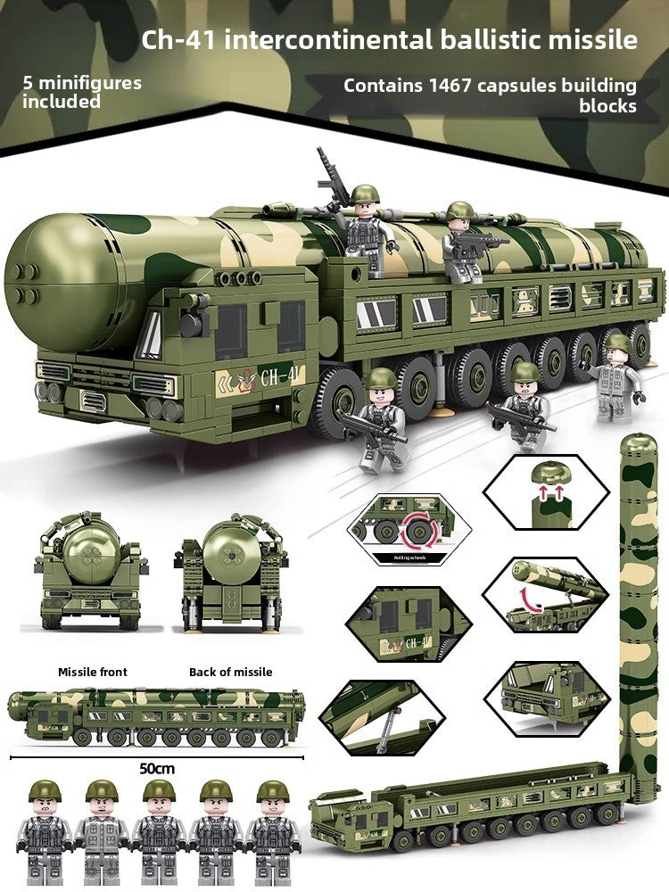 Military Tank Building Blocks Set