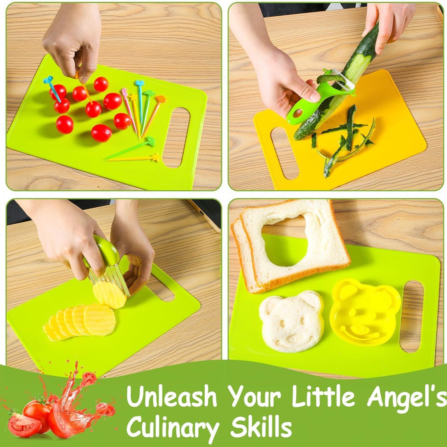 Kids Plastic Kitchen Tool Set