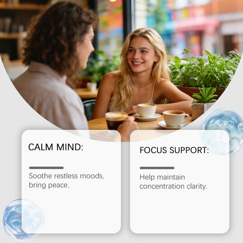"Focus & Stress Relief Gummies – Daily Nutritional Support for Concentration & Calm"