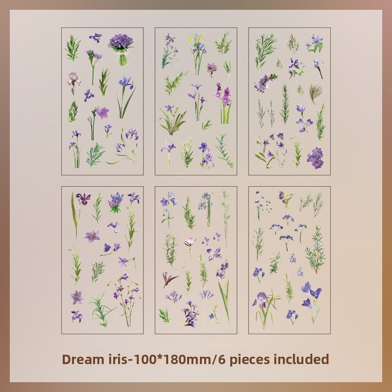 Nature Series PVC Sticker Sheets