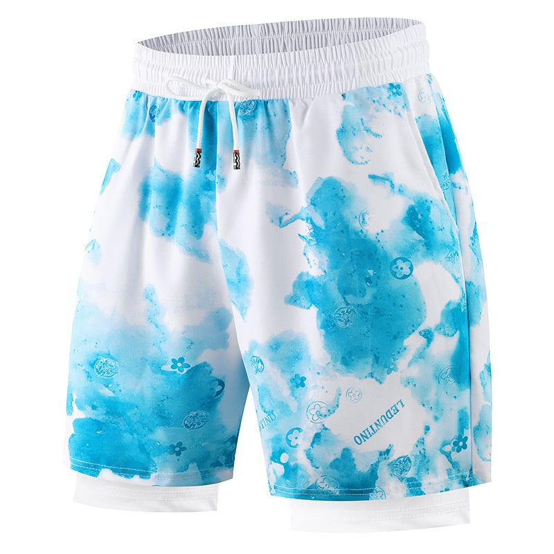 Muay Thai Shorts with Side Shiny Trim