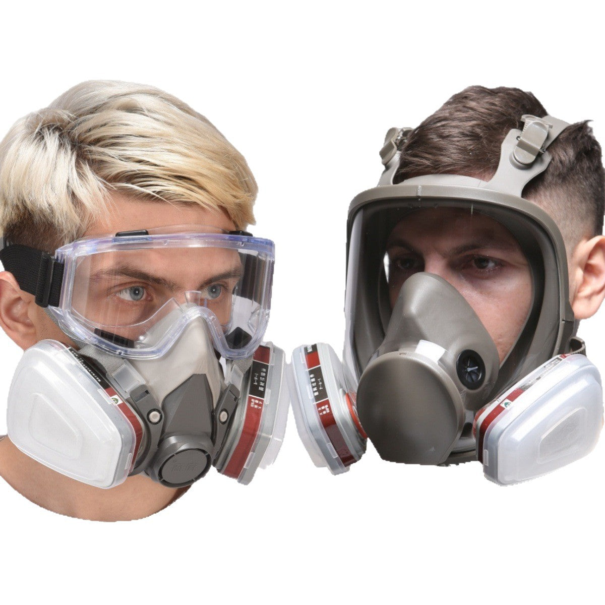 Silicone Gas Mask for Toxic Fume Protection