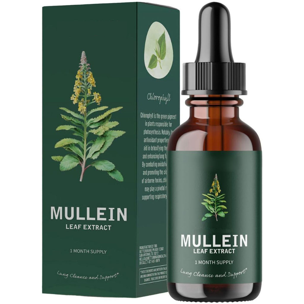 Premium Mullein Leaf Liquide Drops-60ml | Natural Respiratory Support
