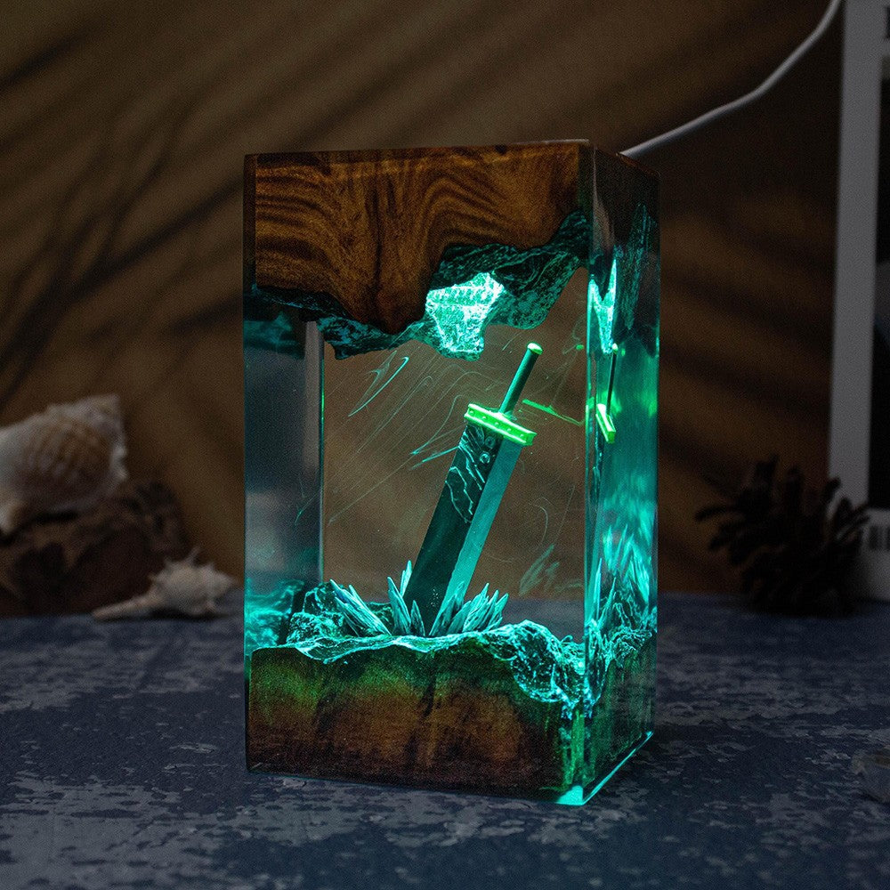 Sword Theme Resin Lamp
