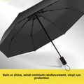 Reinforced Automatic Umbrella with Sun and Rain Protection