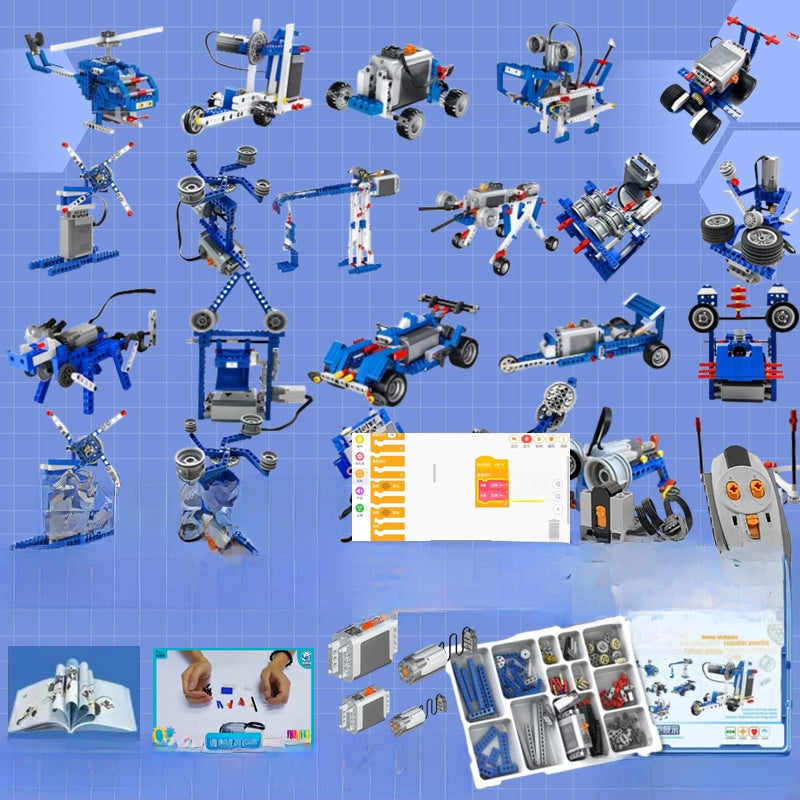 Remote-Controlled Tank Box Building Toy