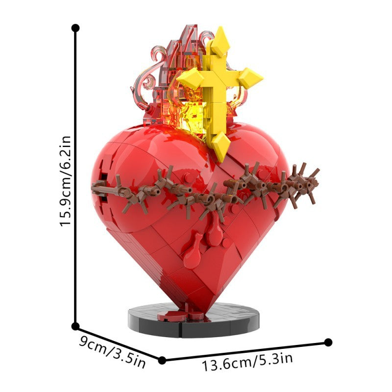 Heart of Thorns Building Block Model with Light