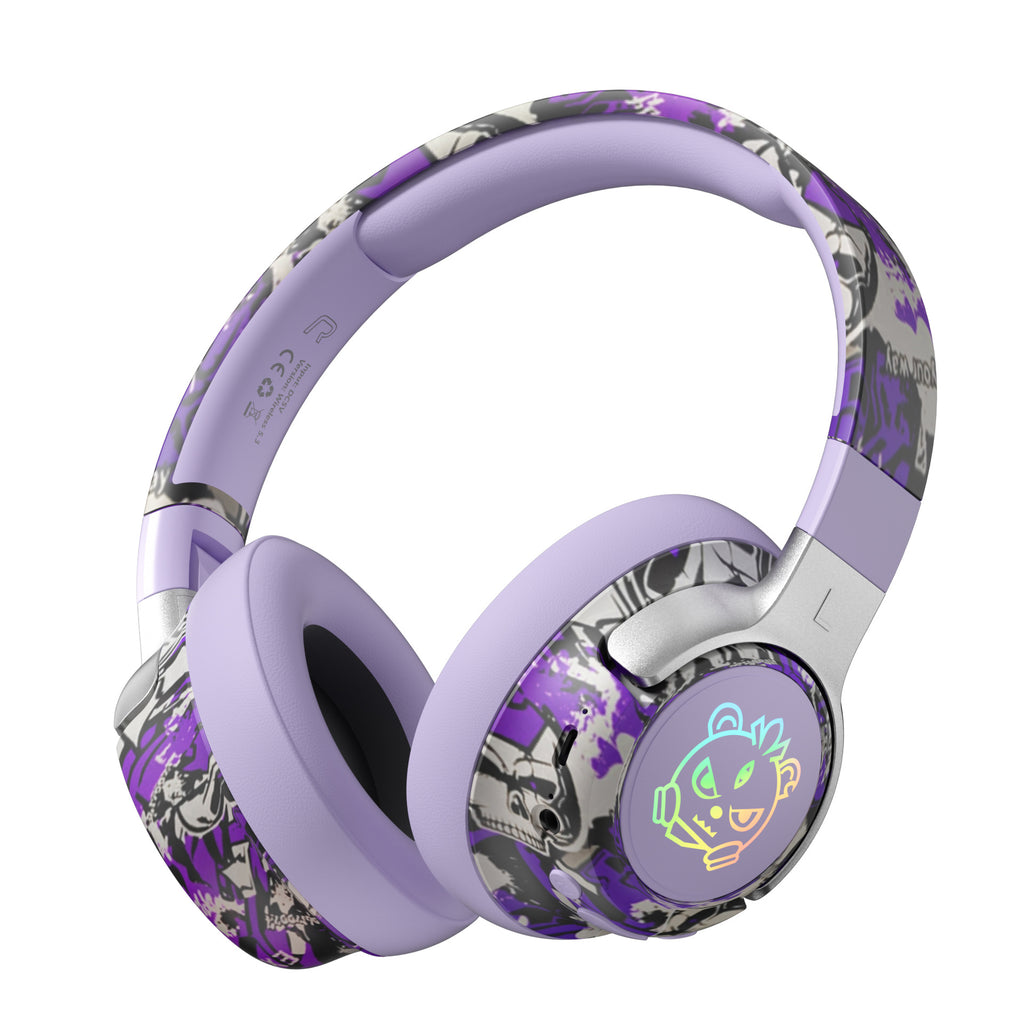 Professional-Grade Wireless Gaming Headset – Low-Latency Esports Headphone with Bluetooth 5.4, 40mm Acoustic Drivers, 15-Hour Battery & Bilateral Stereo