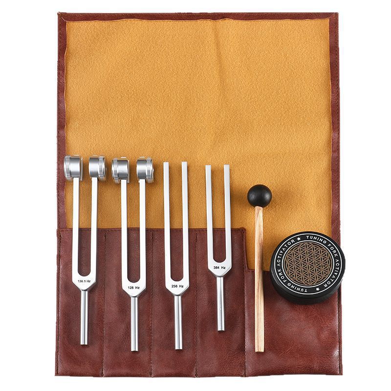 Tuning Forks Set with Leather Case