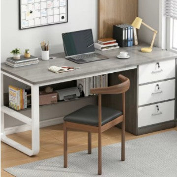 Simple Modern Desk with Drawers