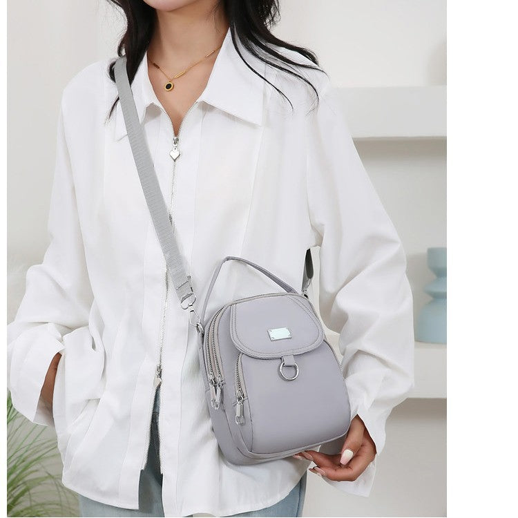 Women's Oxford Cloth Crossbody Shoulder Bag