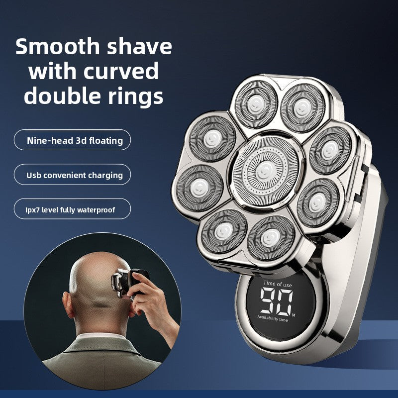 7-in-1 Blad Head Shaver & Groom Kit | Smart Electric Rotary Razor