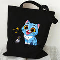 Anime-themed printed canvas bag
