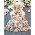 Floral Print Sports Suit