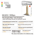 New York Empire State Building Architecture Model Kit