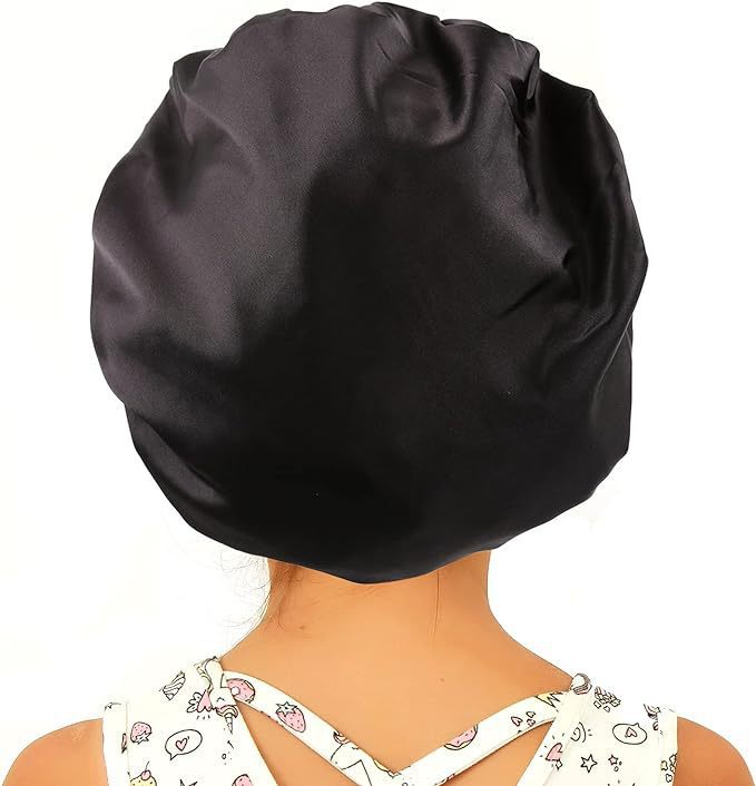 Wide Brim Stretchy Hair Care Cap