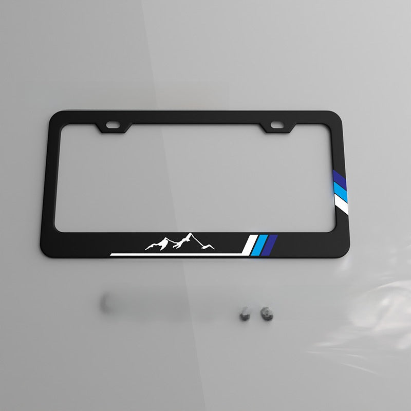US Standard License Plate Frame with UV Coating