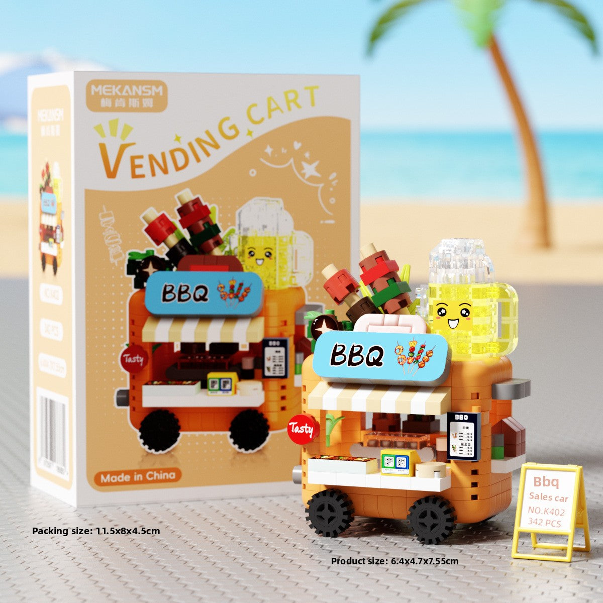 Mini Street View Building Blocks Set-Micro Architecture City Creator Bricks Toy, DIY Educational Village Model Kits for Kinds & Adults (Cafes, Shops & Castles)