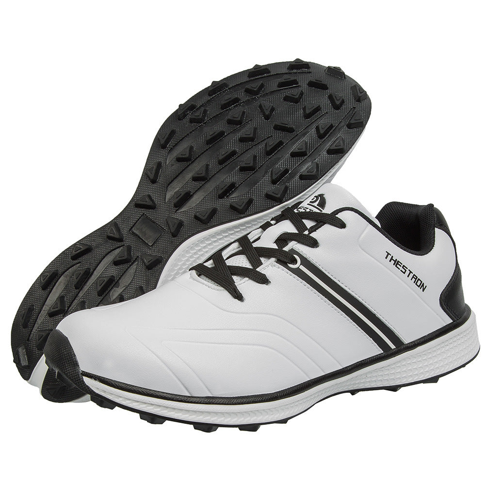 Mens Waterproof Golf Shoes Microfiber