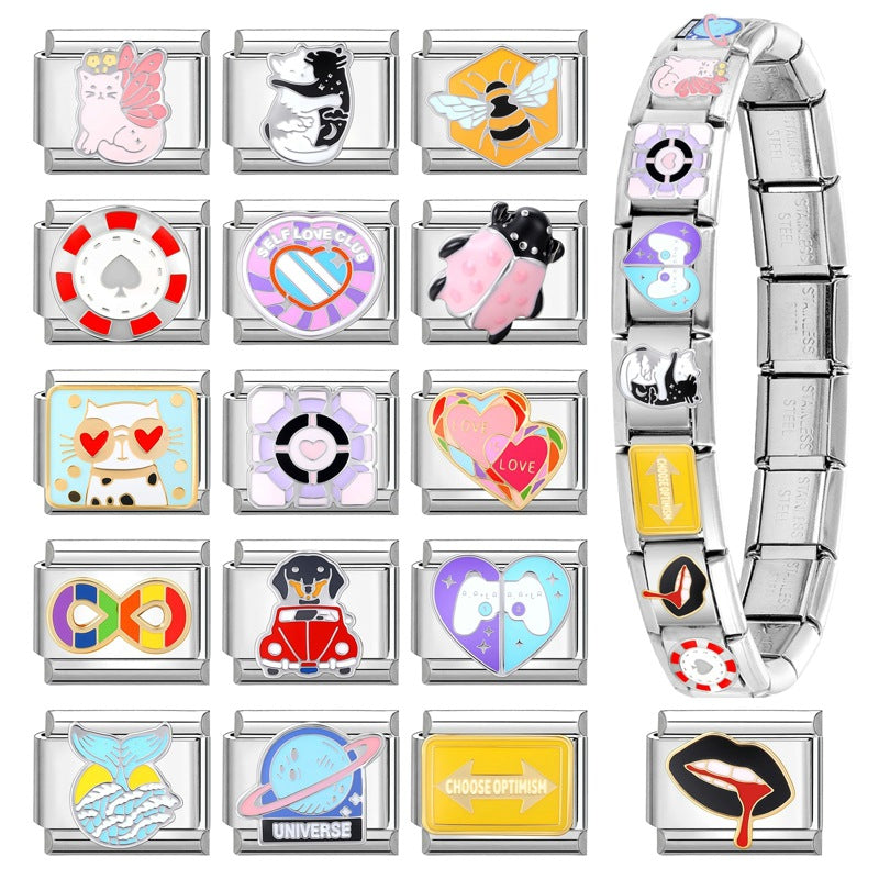 Modular DIY Jewelry Connector Charms