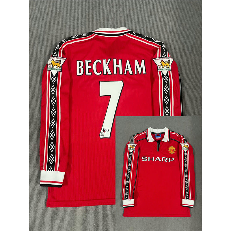 Vintage Retro Soccer Jerseys - Premium Cotton-Modal Blend Classic Football Kits, Ronaldo, Kaká, Beckham Legendary Player Editions (S-XXL)