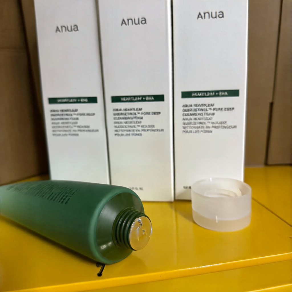 ANUA Heartleaf Deep Pore Cleaning Foam 150ml Soothing Acne & Pore Facial Cleanser