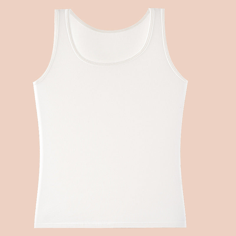 Adjustable Strap Cotton Vest for Women