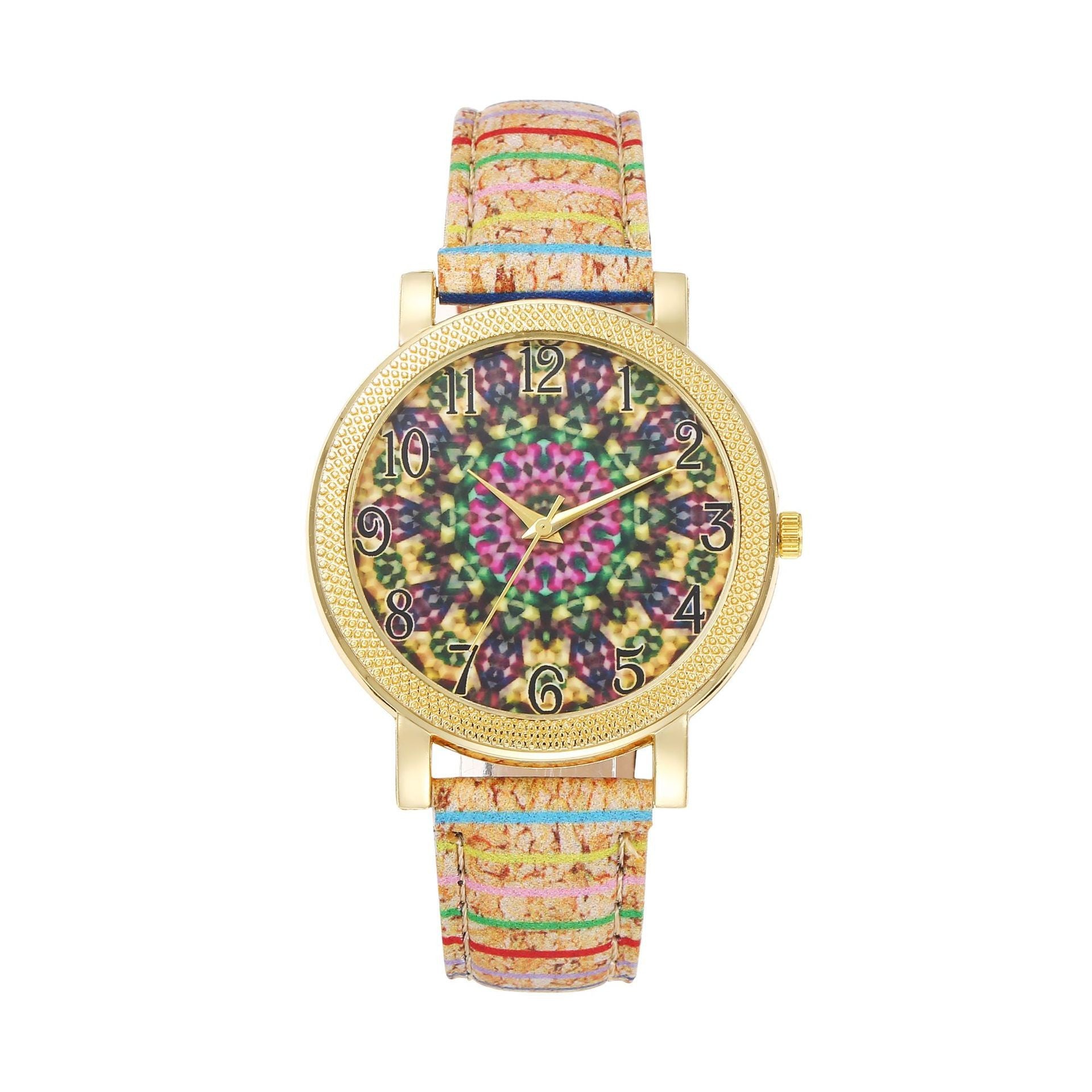 Women's Retro Wood Grain Watch