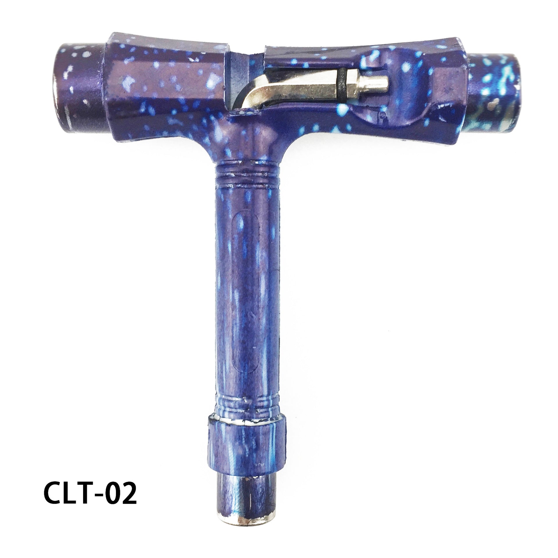 Multi-functional skateboard T-shaped tool