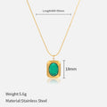 Stainless steel pendant necklace for women