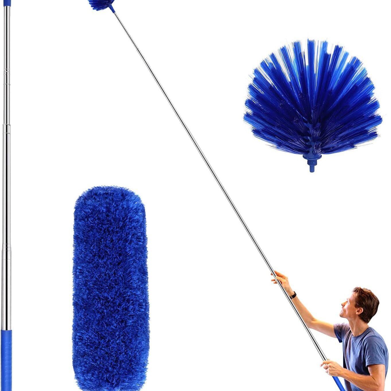 Telescopic Microfiber Cleaning Duster Set