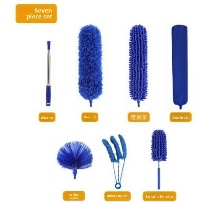 Telescopic Microfiber Cleaning Duster Set