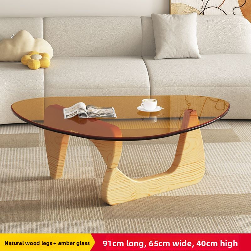 Simple and creative round coffee table