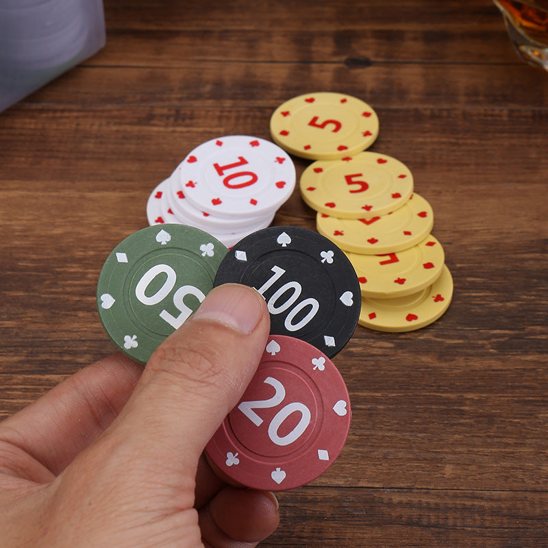 Plastic Poker Chips for Card Games